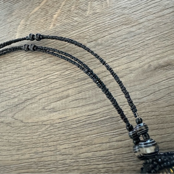 Jessica Mcclintock Vintage 90s Beaded Tapestry Evening Handle Clutch Purse - Picture 9 of 15